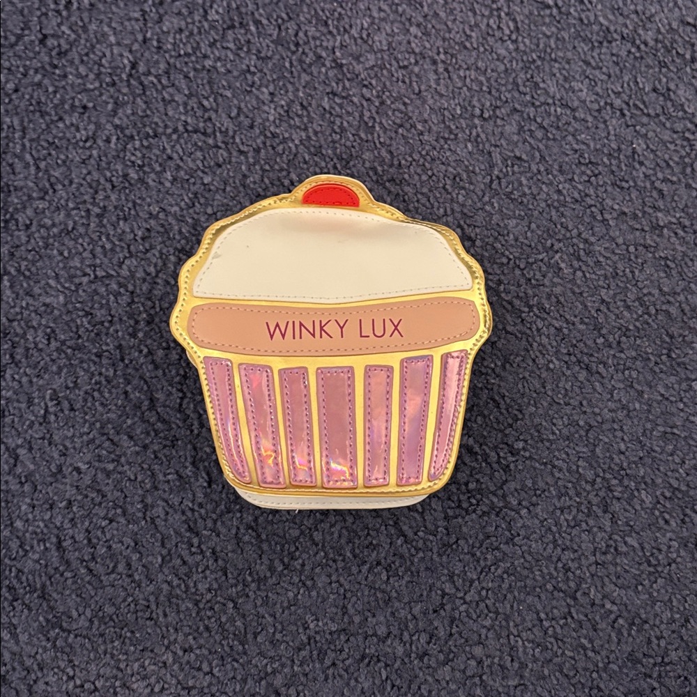 WINKY LUX Cupcake Cosmetic bag with Pink and Gold